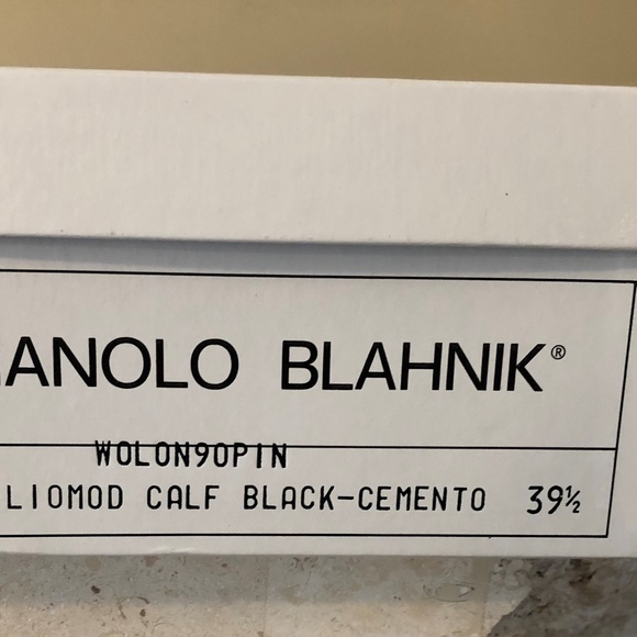 NIB MANOLO BLAHNIK EU 39.5 US 8.5-9 - Picture 7 of 7